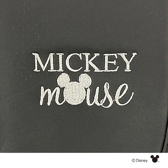 カインズ ディズニー シートクッション ミッキーシルエット ブラック 43×43cm