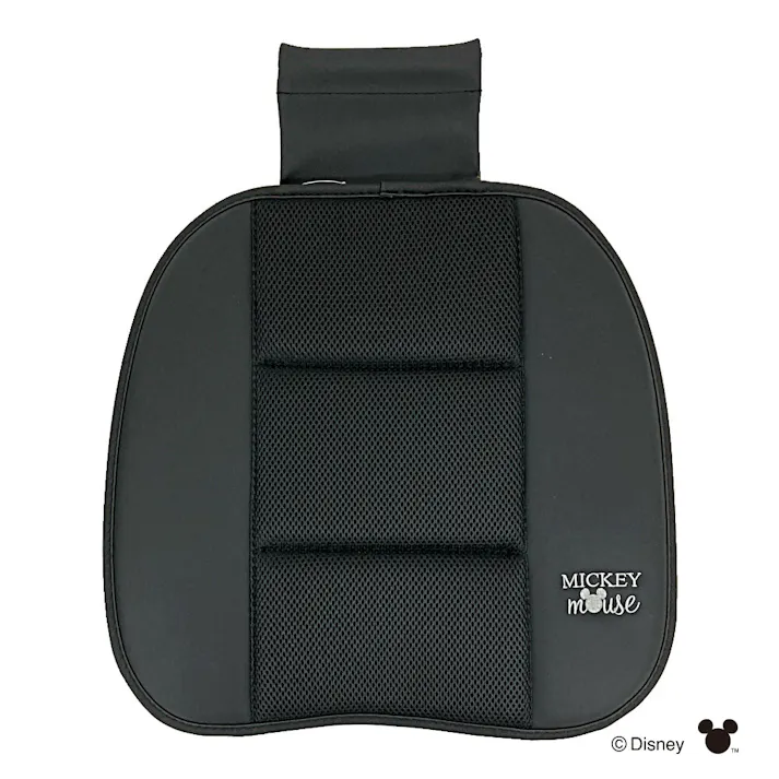 カインズ ディズニー シートクッション ミッキーシルエット ブラック 43×43cm