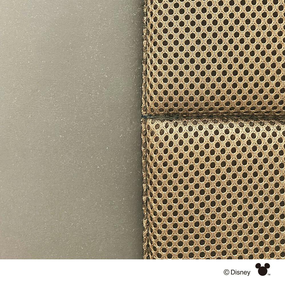 カインズ ディズニー シートクッション ミッキーシルエット ブラウン