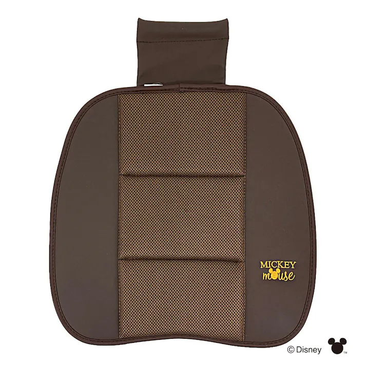 カインズ ディズニー シートクッション ミッキーシルエット ブラウン 43×43cm