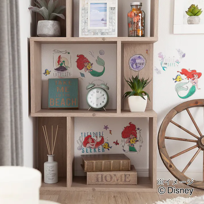 ウォールステッカー アリエル 35×50cm