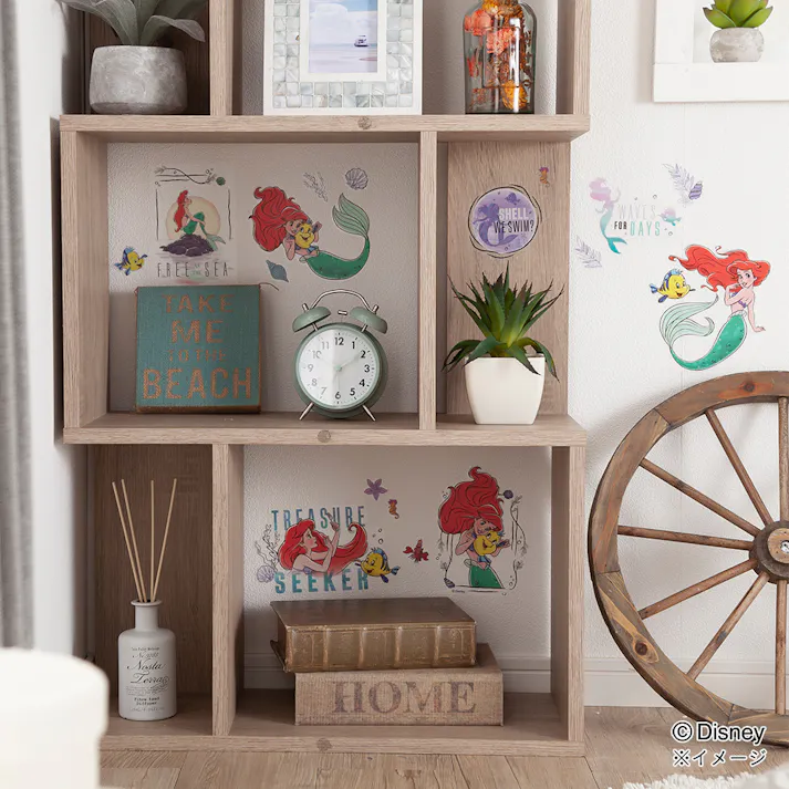 ウォールステッカー アリエル 35×50cm