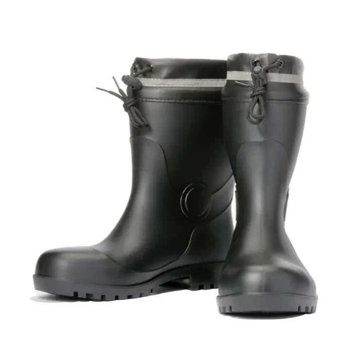 カインズ 鉄先芯入り耐油ショート長靴 ブラック M 24.5-25.0cm