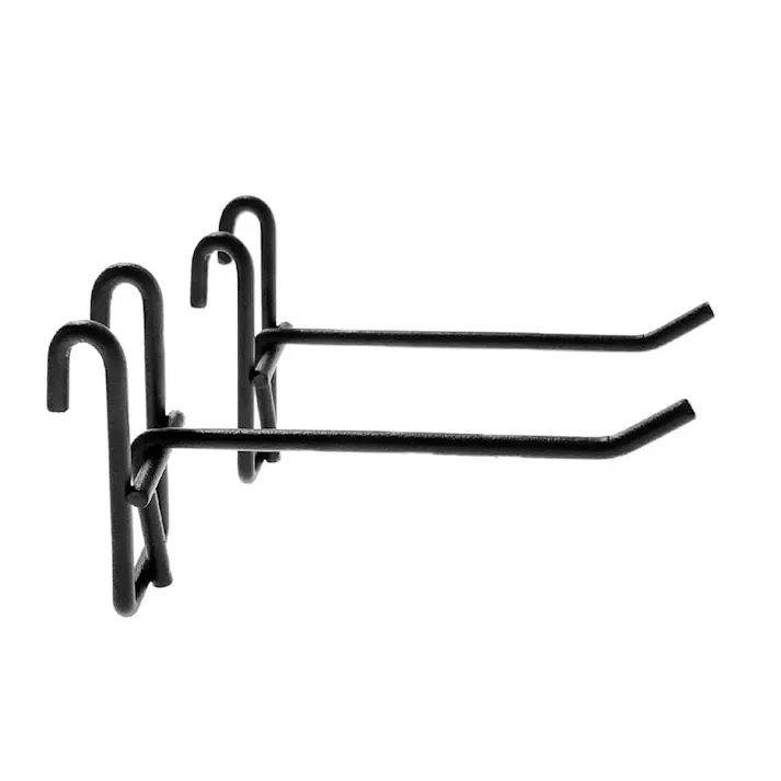 Kumimoku メッシュ用 フック マットブラック 100mm 2個入り