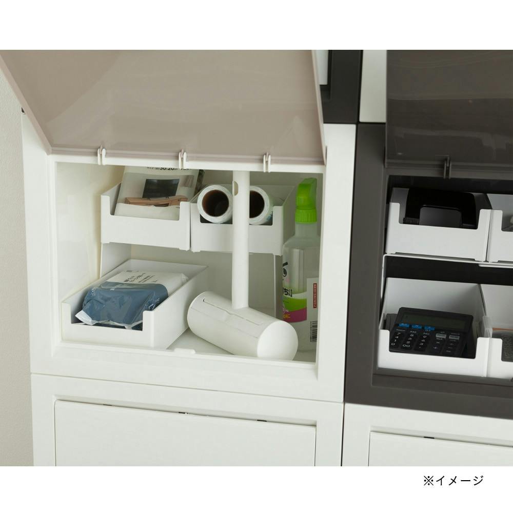 スタックボックスキャリコポルタ スモーキーベージュ | 押入れ収納