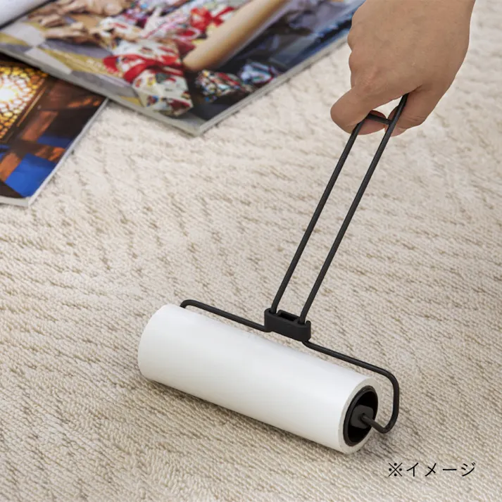 ケースが要らない ワイヤーフレーム ロングカーペットクリーナー ブラック(販売終了)