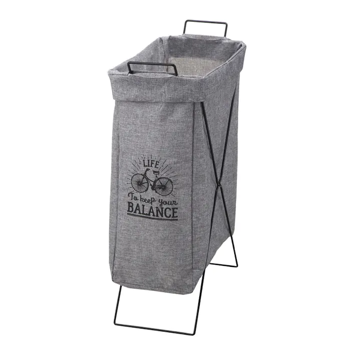 スリムバスケット グレー