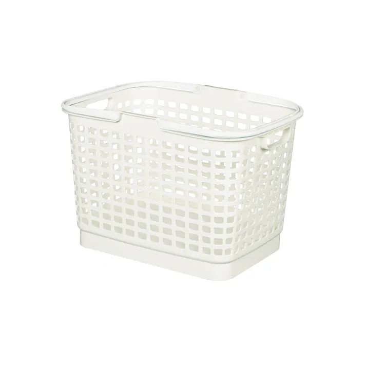 高さが変えられる腰らくバスケット ホワイト