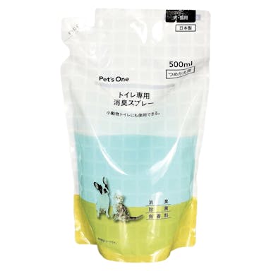 ペッツワン　トイレ用消臭スプレー　５００ｍｌ　つめかえ用