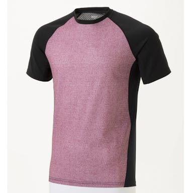 KR アクティブTシャツ 半袖 杢ピンク M(販売終了)