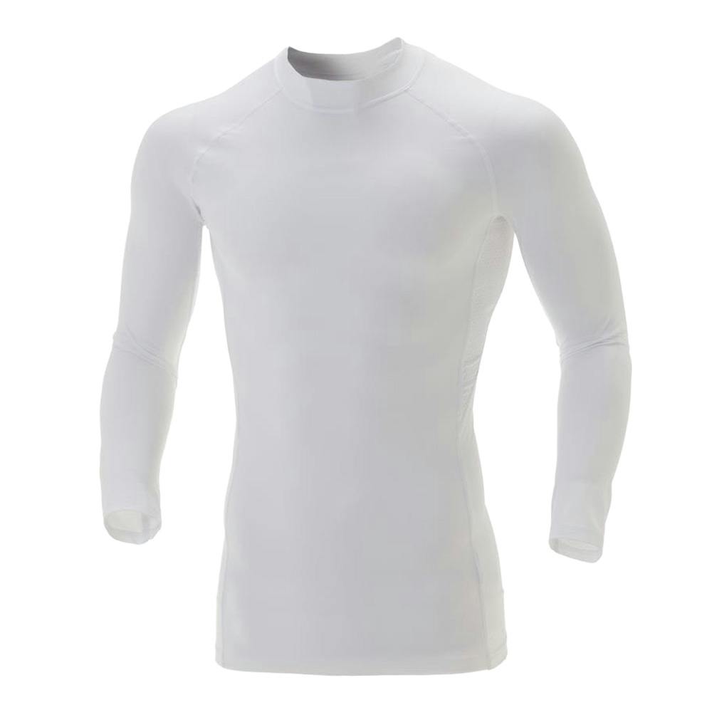 カインズ KUROCKER’S 接触冷感コンプレッションシャツ 長袖 ホワイト LL