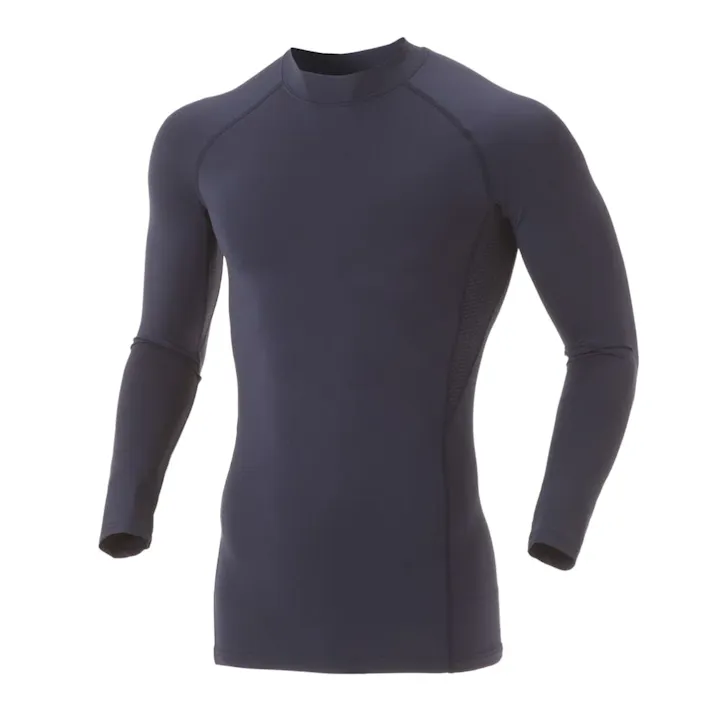 KUROCKER’S 接触冷感コンプレッションシャツ 長袖 ネイビー M