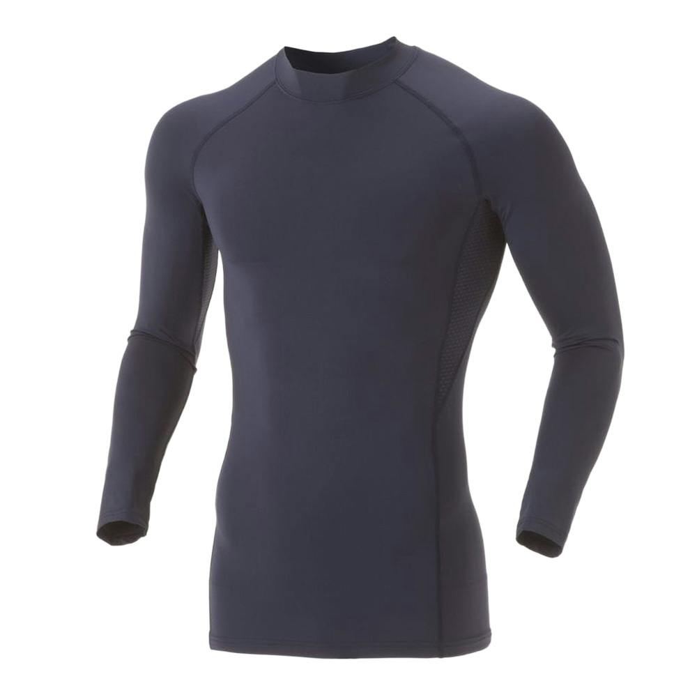 KUROCKER’S 接触冷感コンプレッションシャツ 長袖 ネイビー L