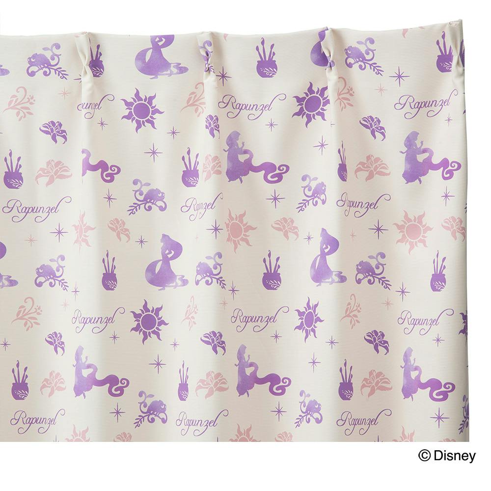 遮光 ディズニー ラプンツェル 100×135cm 4枚組セットカーテン(販売