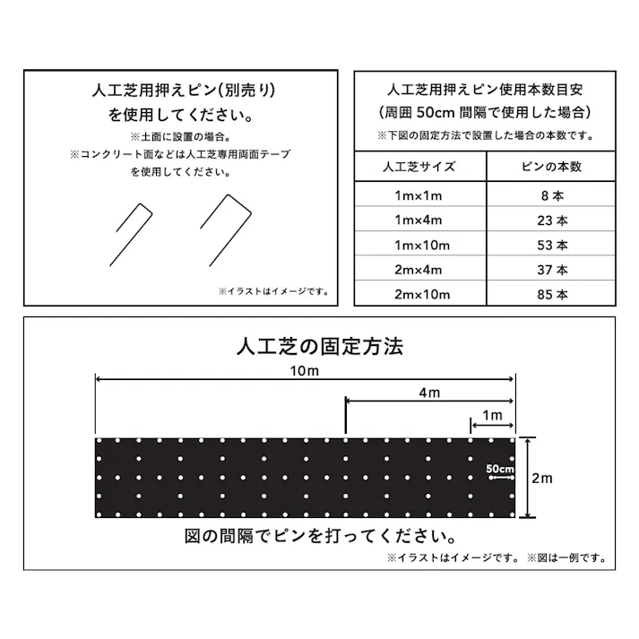 カインズ 丸巻リアル人工芝 20mm 1×10m