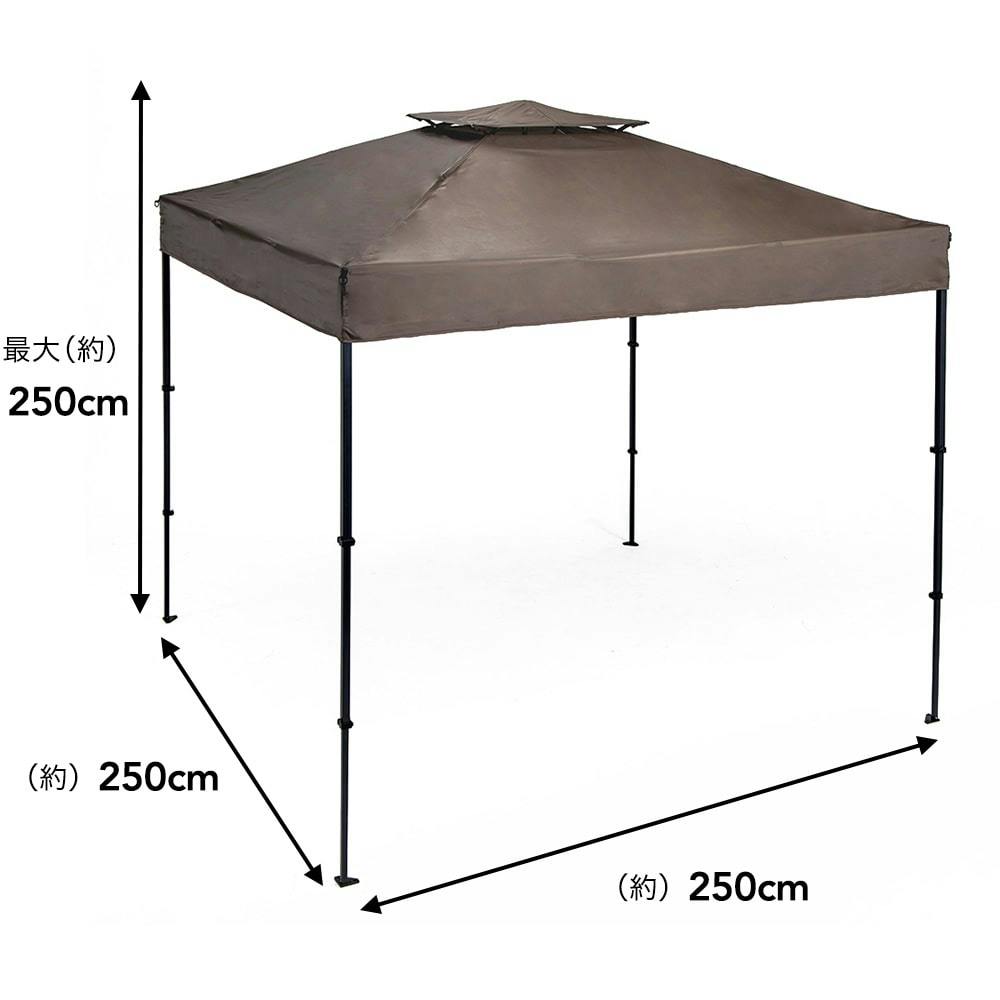 CARNOR カルノル 軽さ際立つワンプッシュタープ ワイド250cm