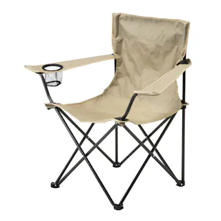 カインズ アームチェア ベージュ 便利なドリンクホルダー付き AC-8480BE(販売終了)