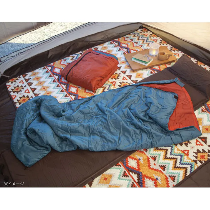 カインズ 連結できるシュラフ レッド(販売終了)