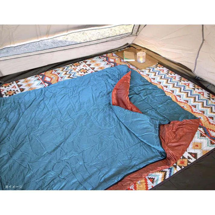 カインズ 連結できるシュラフ グリーン(販売終了)