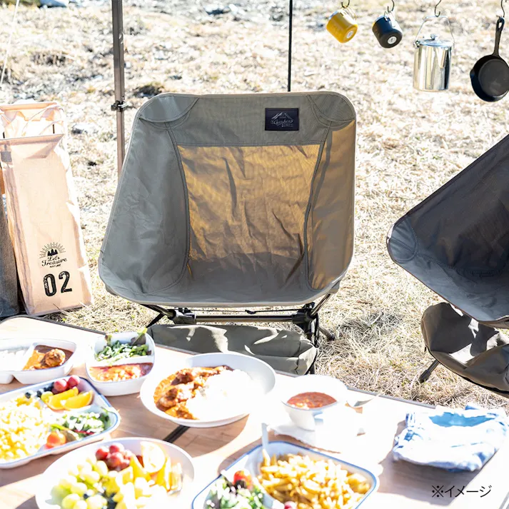 カインズ 持ち運びに便利なリラックスチェア ベージュ(販売終了)