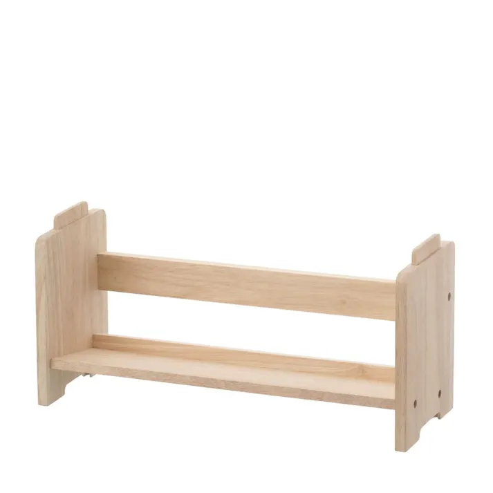 ラバーウッド 積み重ねできるラック 幅40×奥行14×高さ19