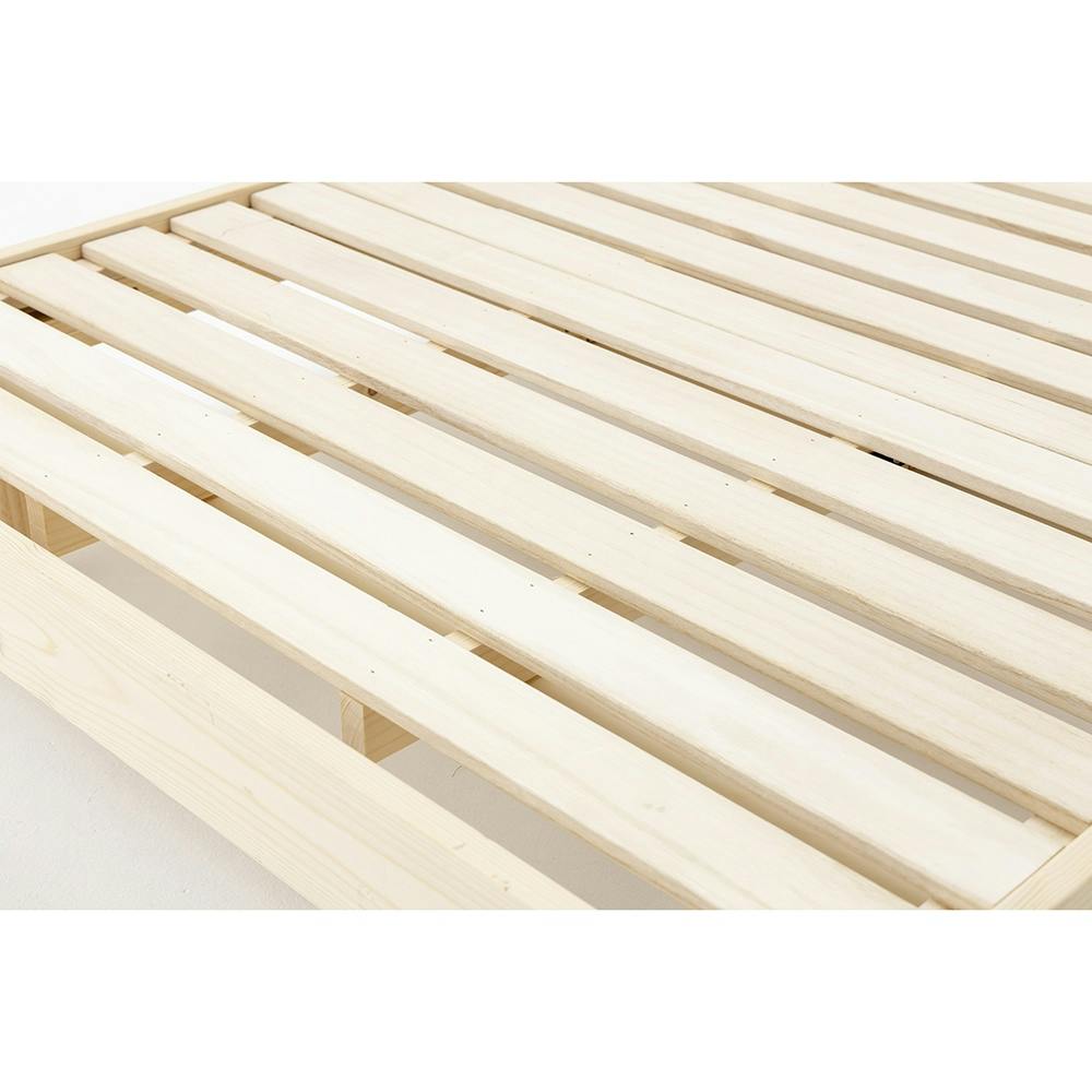 布団が干せる木製ベッド 98×200cm | ベッド 通販