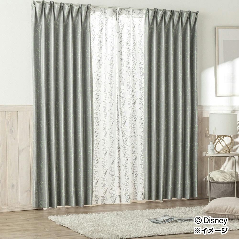 ディズニー カーテン ティンカーベル 100×135cm 2枚組 洗濯OK