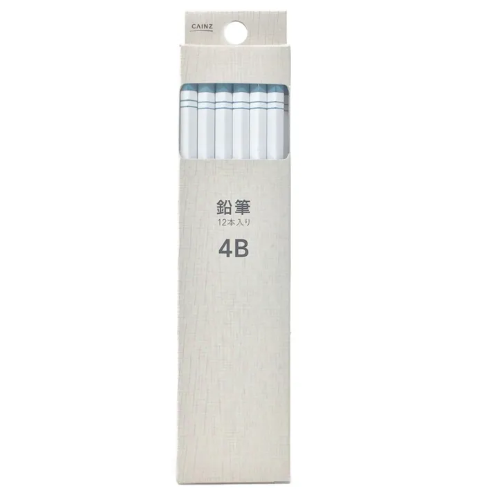 カインズ かきかた鉛筆 4B 12本入