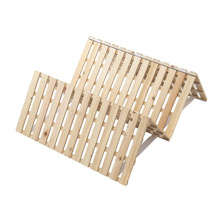 布団が干せる ひのきスノコ 四つ折 マットレス シングル 97×200×2.2cm