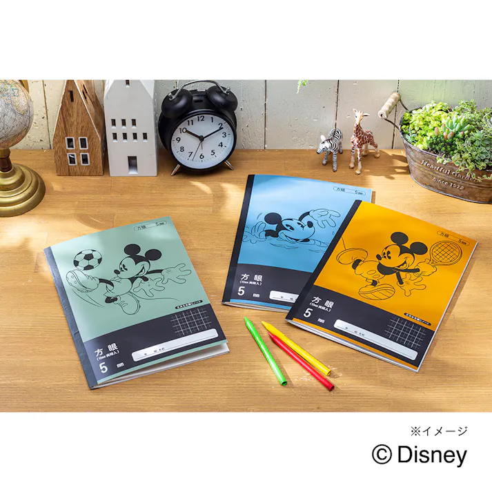カインズ ディズニー 学習帳 方眼ノート 5mm方眼 水泳