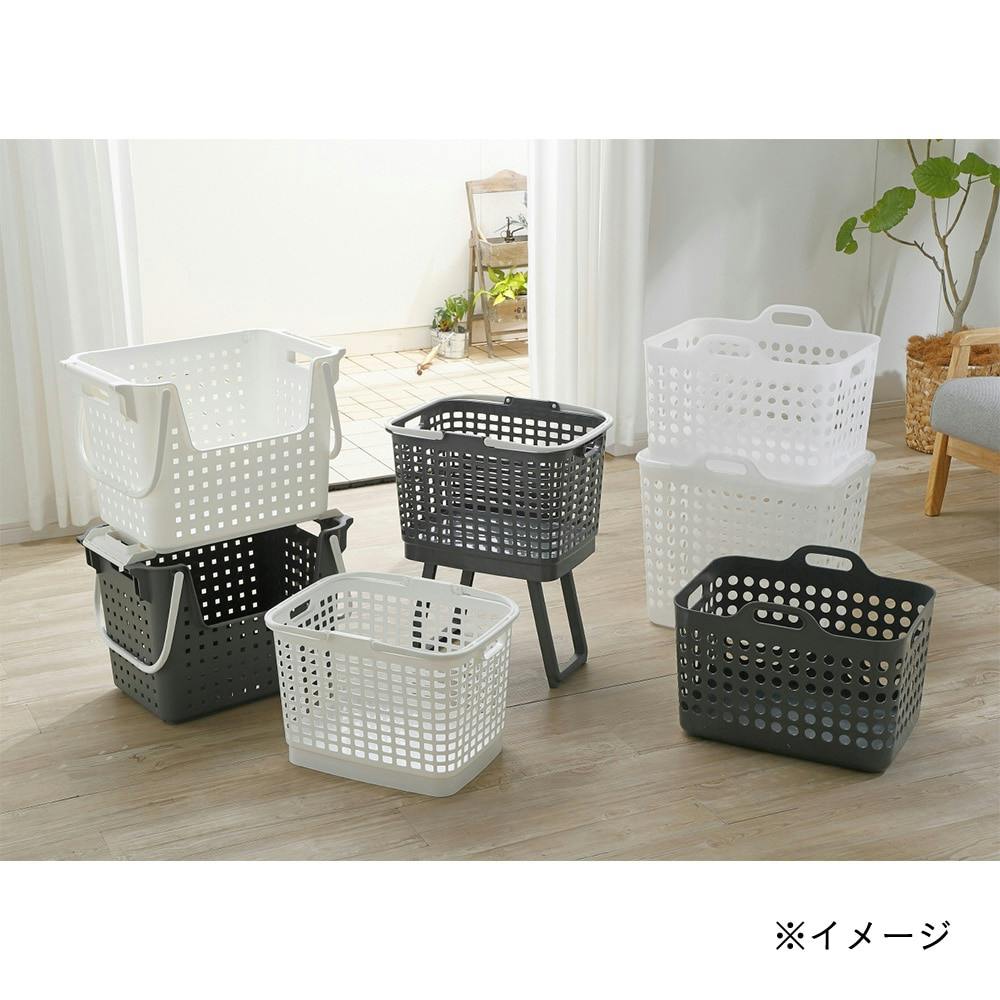 ソフトバスケット M グレー | バスケット・ランドリー収納 通販