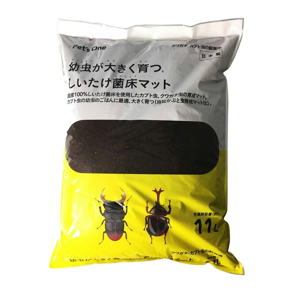 カブトムシ&クワガタ菌床昆虫マット ‼️栄養補給 ‼️しいたけ廃菌床