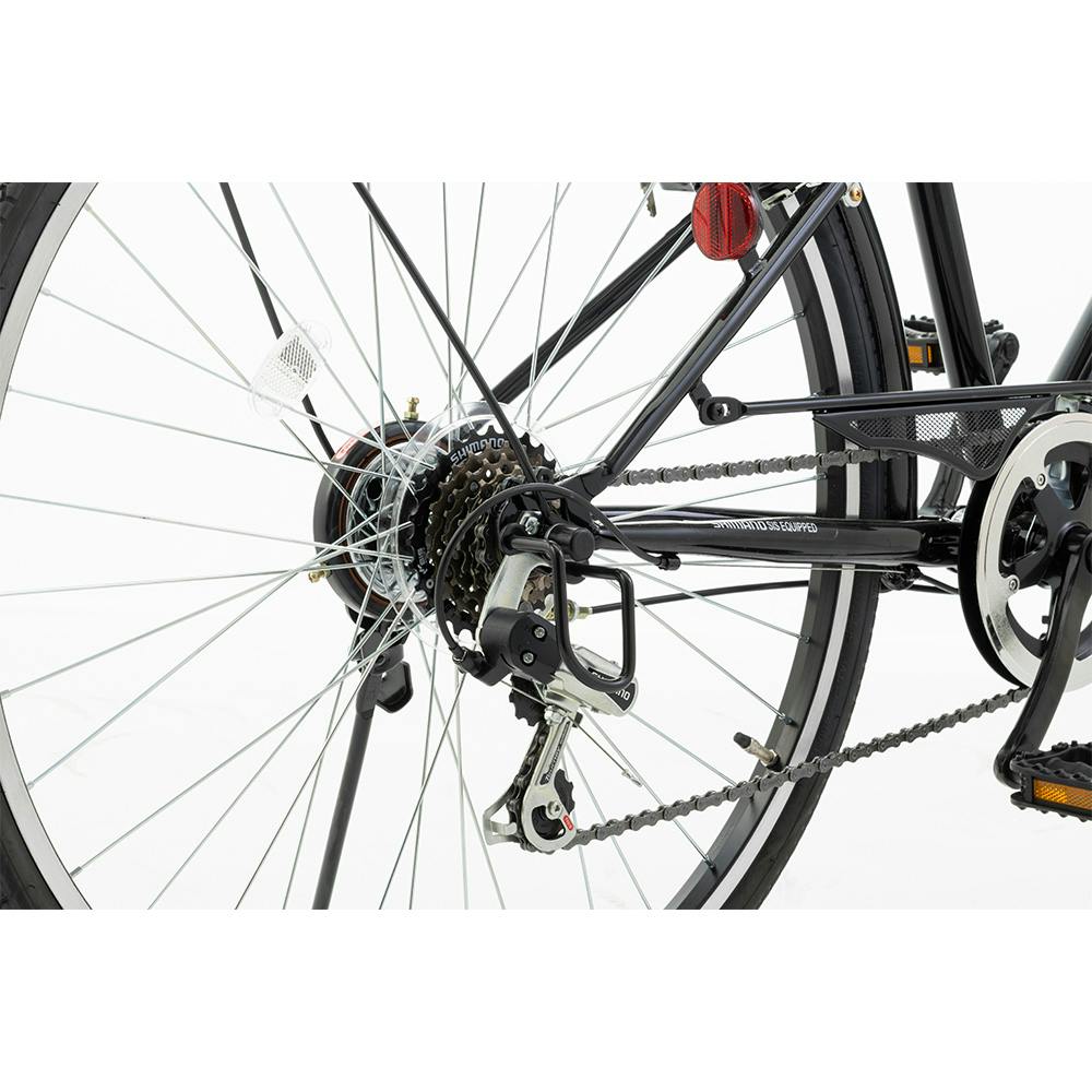 自転車】クロスバイク カステッロ CASTELLO 26インチ 外装6段 ブラック