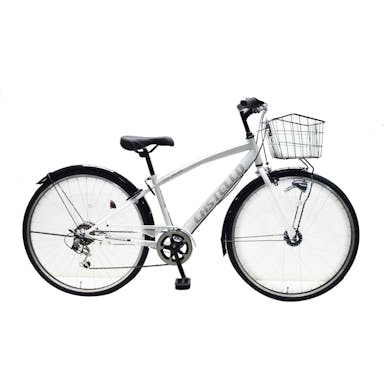 【自転車】クロスバイク カステッロ CASTELLO 外装6段 ホワイト 26型
