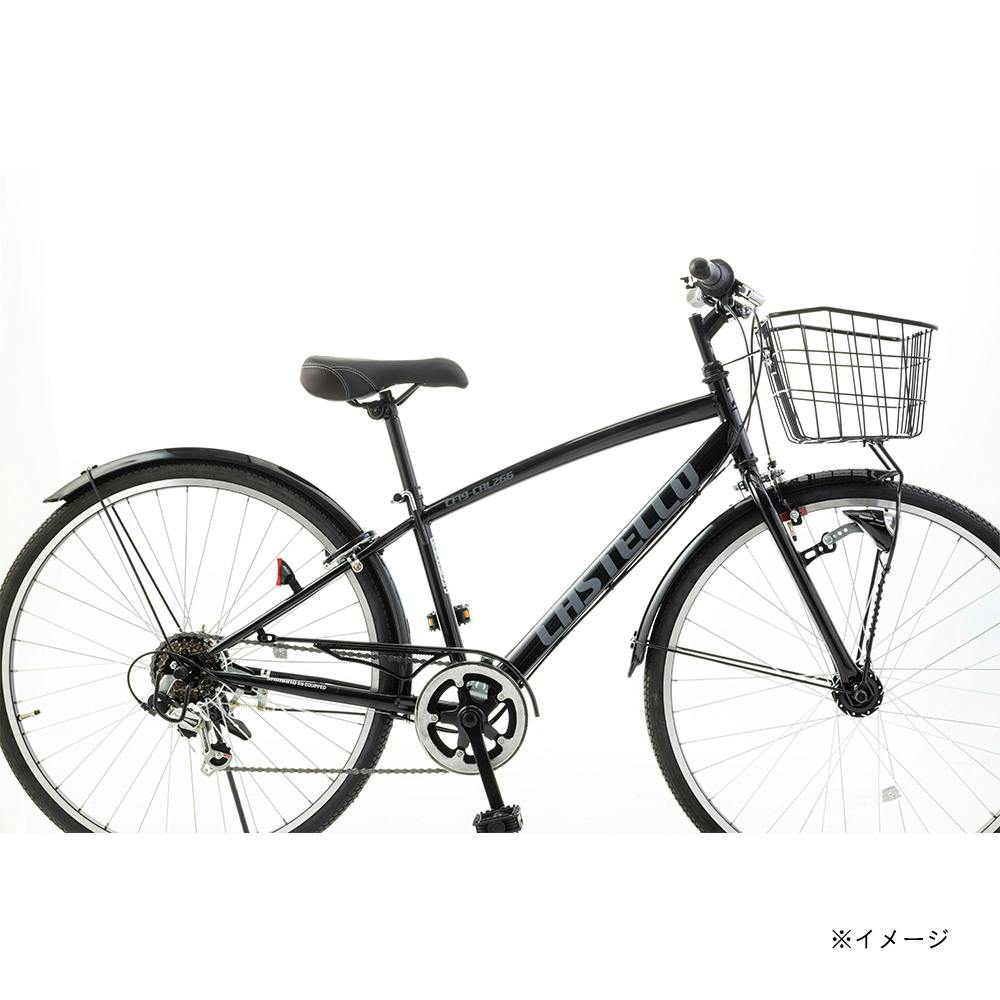 自転車】クロスバイク カステッロ CASTELLO 26インチ 外装6段 ホワイト