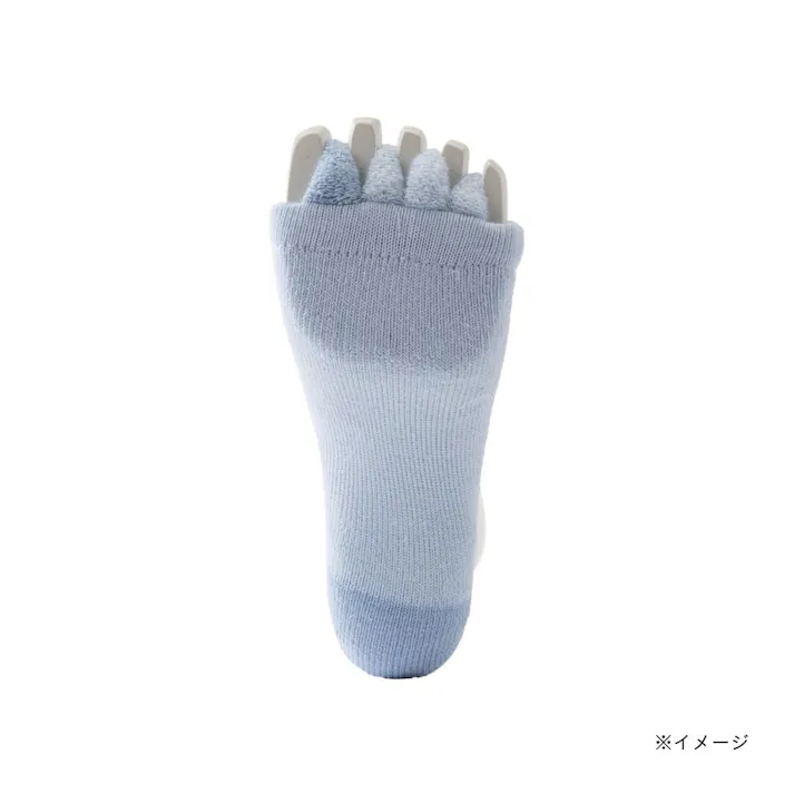 カインズ 指ぐっぱソックス ブルー 23.0~25.0cm
