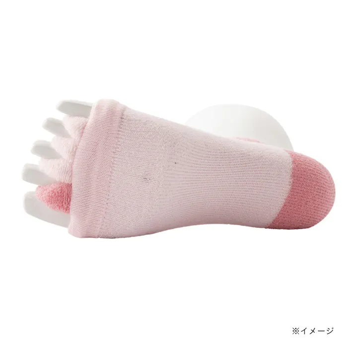 カインズ 指ぐっぱソックス ライトピンク 23.0~25.0cm
