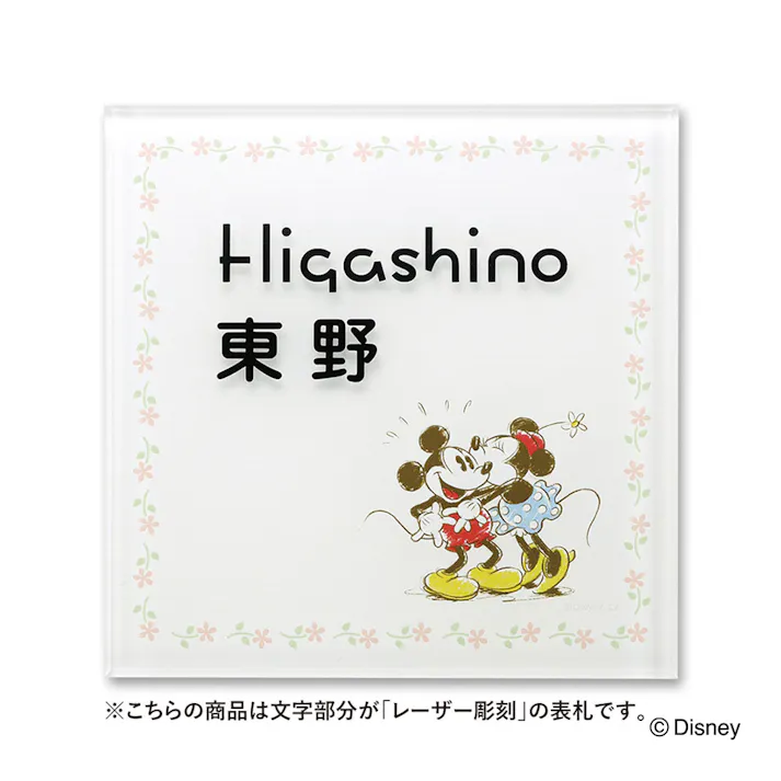 ディズニー表札 ミッキー & ミニー DC-ACAE-22【別送品】