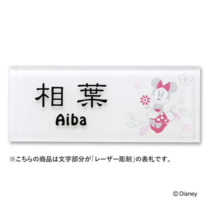 ディズニー表札 ミッキー & ミニー DC-ACCE-28【別送品】