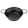 IH対応両手天ぷら鍋 25cm(網付き) ブラック