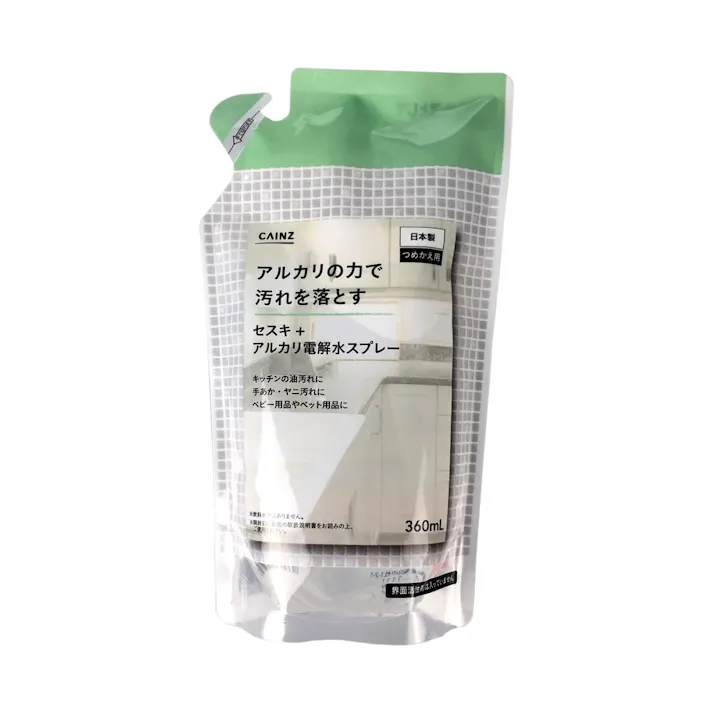 CAINZ セスキ+アルカリ電解水スプレー 詰替 360ml(販売終了)