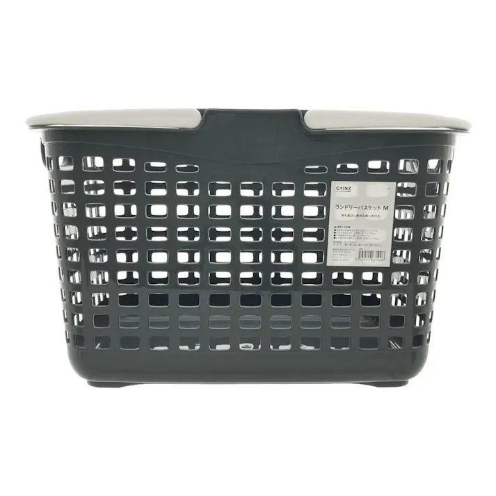 ランドリーバスケット M グレー