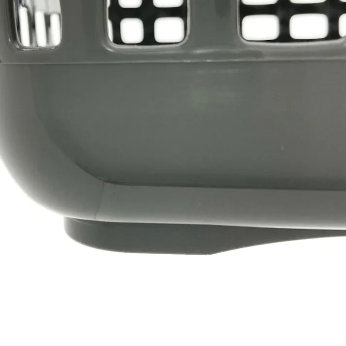 ランドリーバスケット M グレー