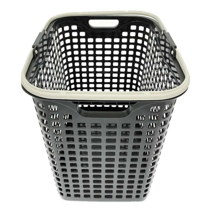 ランドリーバスケット L グレー