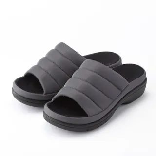 抗菌防臭軽量極厚立体ソールサンダル グレー L