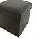 収納スツール ブラックレザー 32×32×31cm