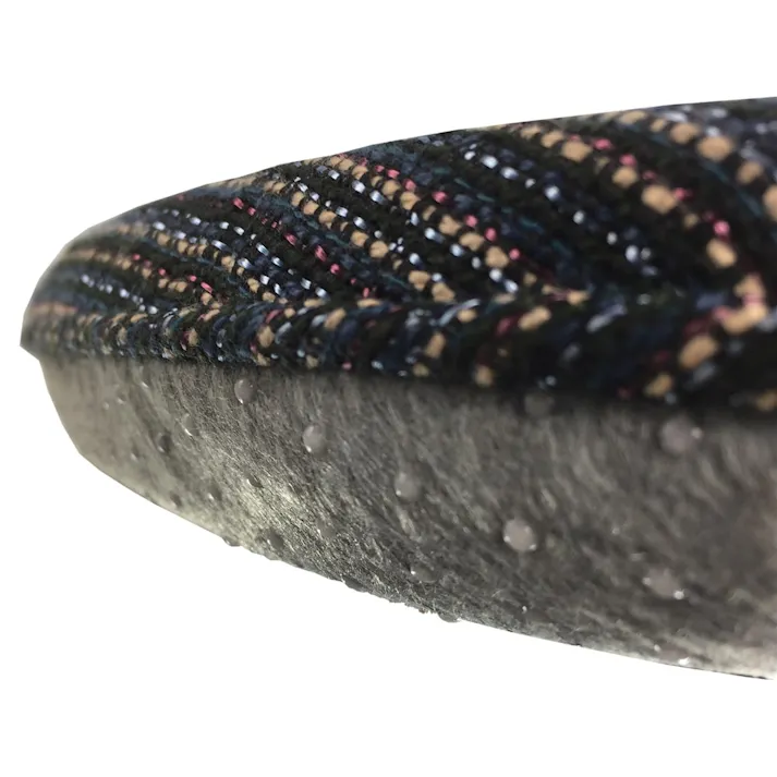 ずれにくい馬蹄型クッション 40×43 ネイビー