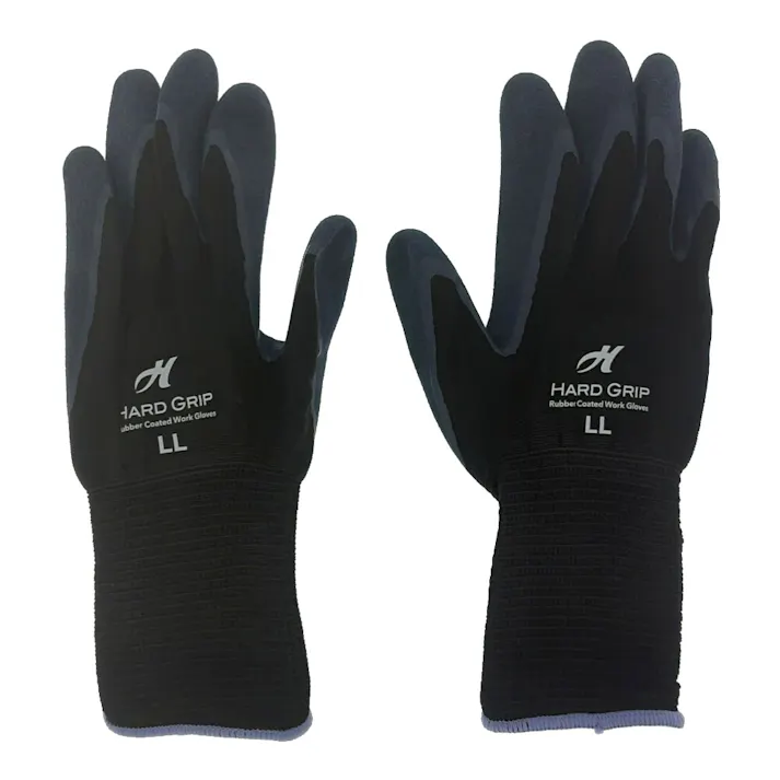 カインズ やわらかくて高いグリップ力があるゴム手袋 ブラック LL