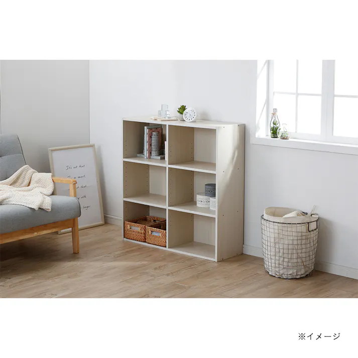 収納ボックスダブル ホワイト S42