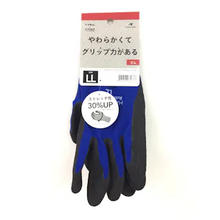 カインズ グリップ力のあるゴム手袋 ブルー LL(販売終了)